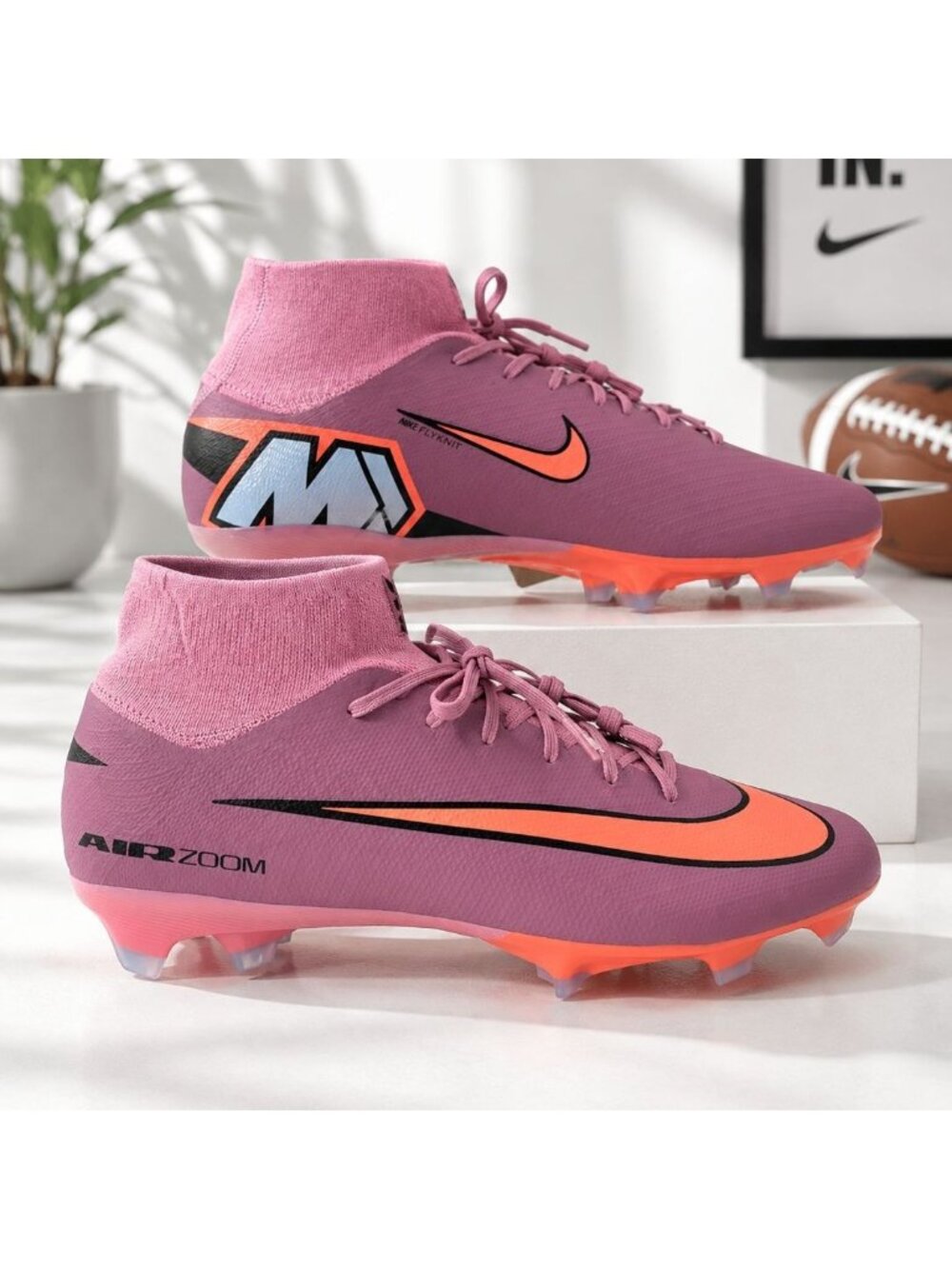 Nike Zoom Mercurial Superfly 10.5 Pro FG Mens 10 Magic Flamingo Crimson Shoes